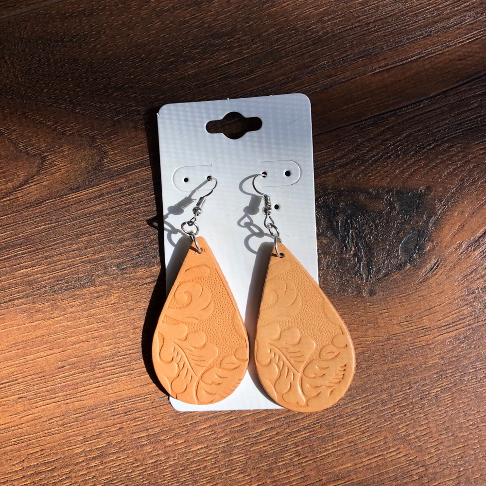 Leather Earring from local boutique
